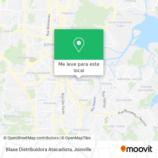 Blase Distribuidora Atacadista mapa