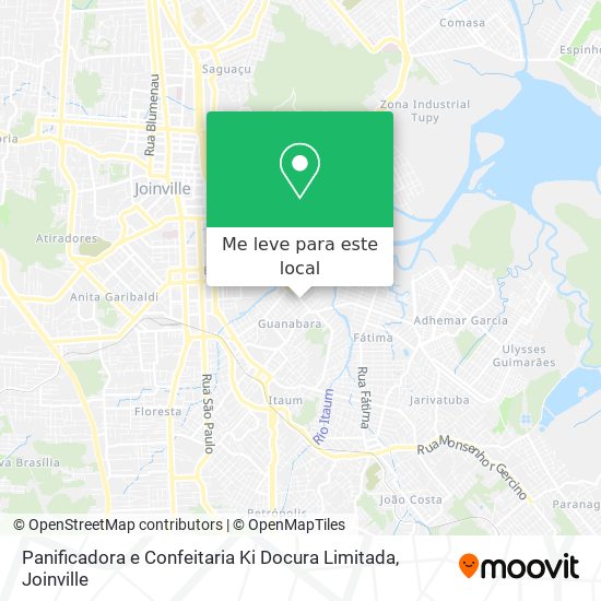 Panificadora e Confeitaria Ki Docura Limitada mapa