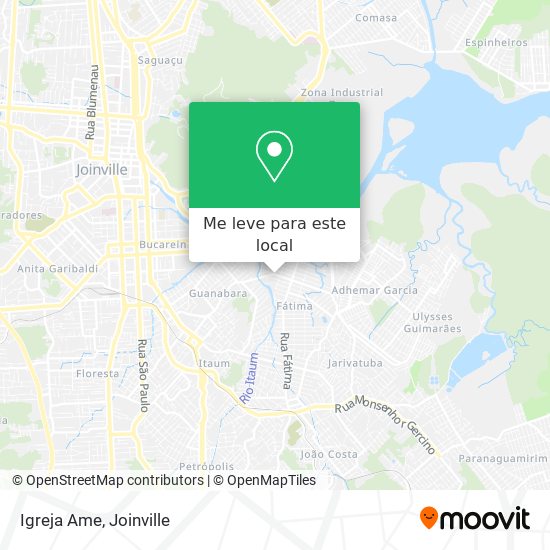 Igreja Ame mapa