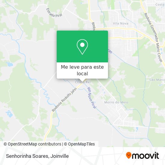 Senhorinha Soares mapa