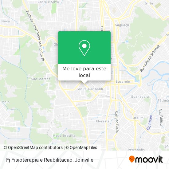 Fj Fisioterapia e Reabilitacao mapa