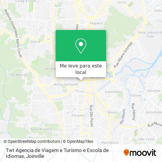 Twt Agencia de Viagem e Turismo e Escola de Idiomas mapa