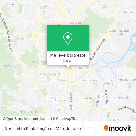 Vera Lehm Reabilitação da Mão mapa