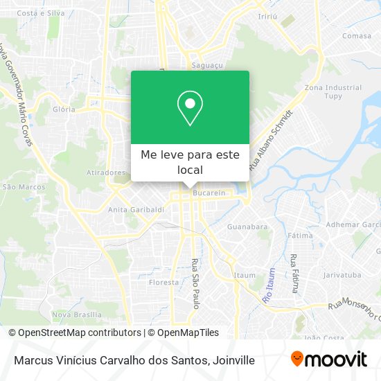 Marcus Vinícius Carvalho dos Santos mapa