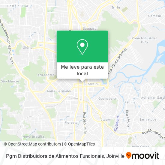 Pgm Distribuidora de Alimentos Funcionais mapa