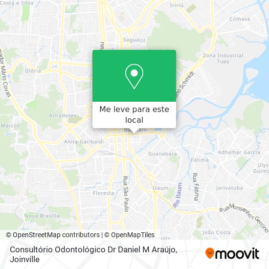 Consultório Odontológico Dr Daniel M Araújo mapa