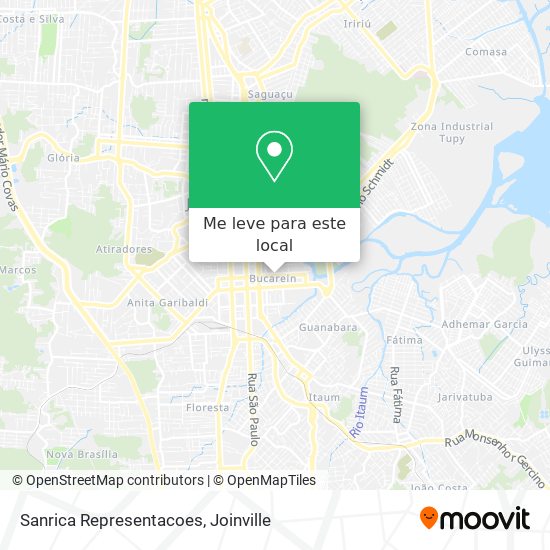 Sanrica Representacoes mapa