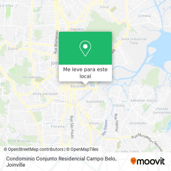 Condominio Conjunto Residencial Campo Belo mapa