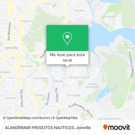 ALANDRIMAR PRODUTOS NAUTICOS mapa