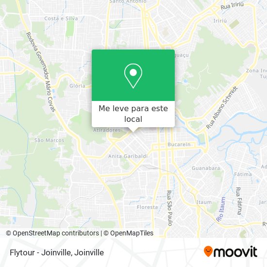 Flytour - Joinville mapa