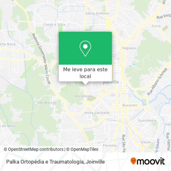 Palka Ortopédia e Traumatología mapa