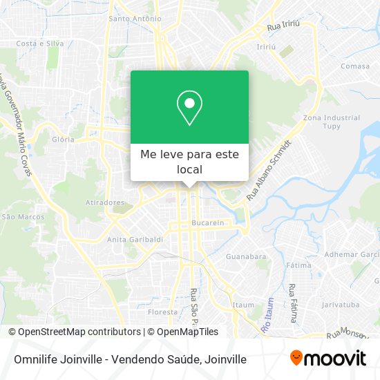 Omnilife Joinville - Vendendo Saúde mapa