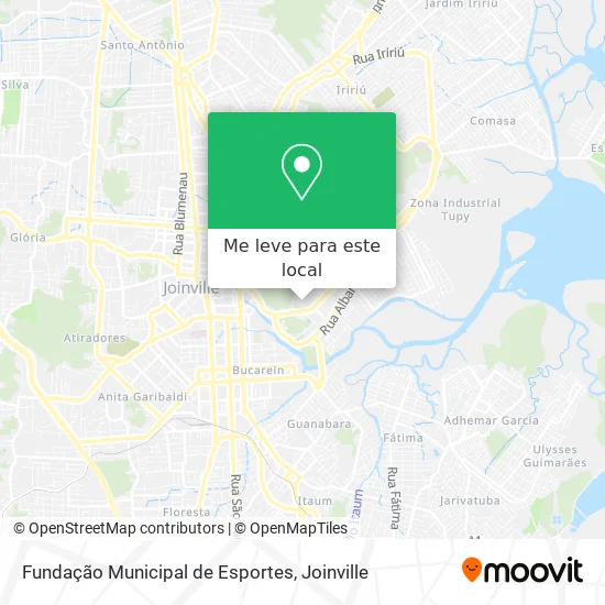 Fundação Municipal de Esportes mapa