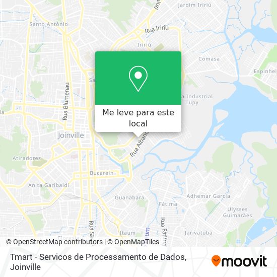 Tmart - Servicos de Processamento de Dados mapa