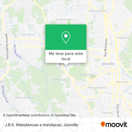 J.B.K. Manutencao e Instalacao mapa
