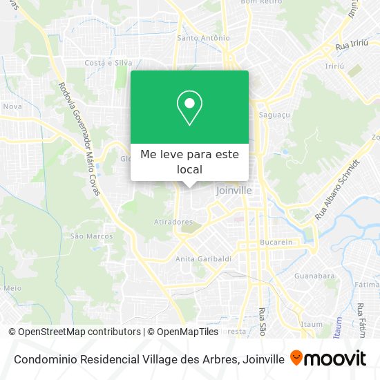 Condominio Residencial Village des Arbres mapa