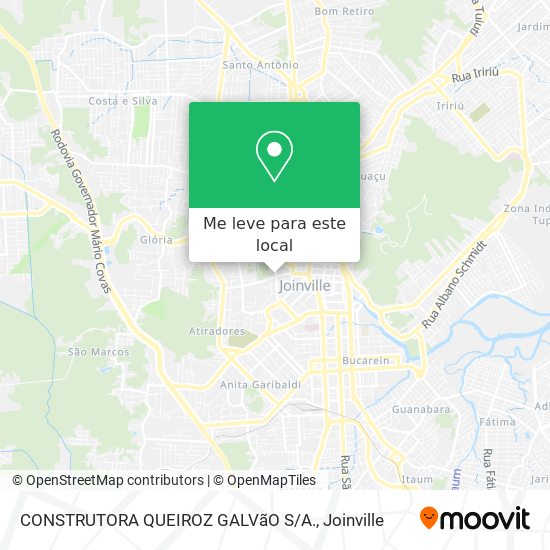 CONSTRUTORA QUEIROZ GALVãO S / A. mapa