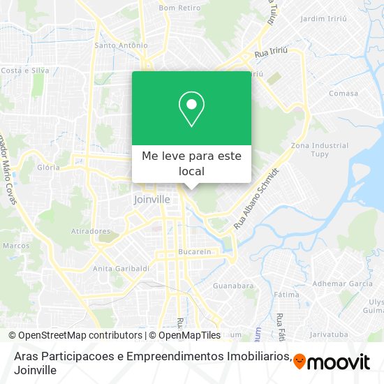 Aras Participacoes e Empreendimentos Imobiliarios mapa