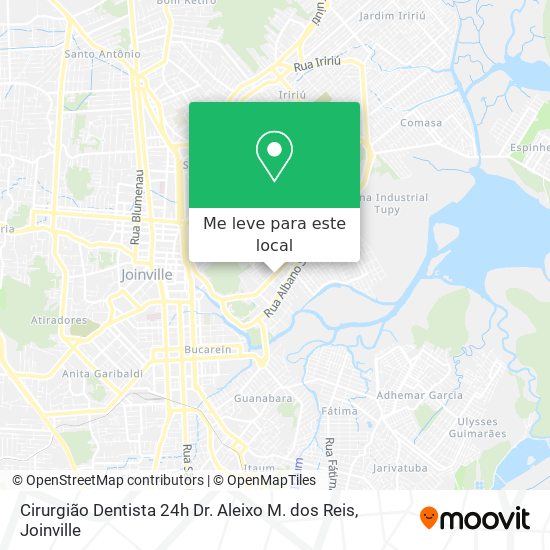 Cirurgião Dentista 24h Dr. Aleixo M. dos Reis mapa