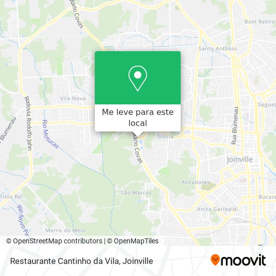 Restaurante Cantinho da Vila mapa