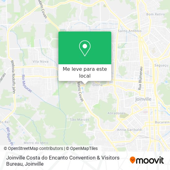 Joinville Costa do Encanto Convention & Visitors Bureau mapa