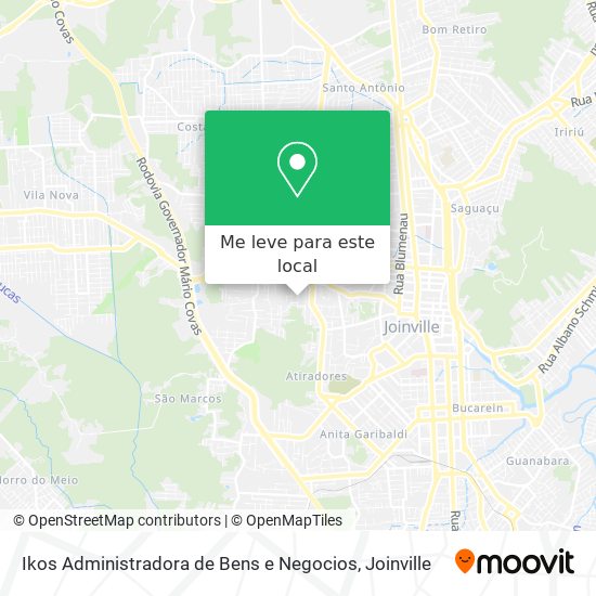 Ikos Administradora de Bens e Negocios mapa