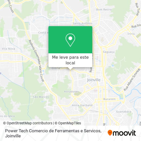 Power Tech Comercio de Ferramentas e Servicos mapa