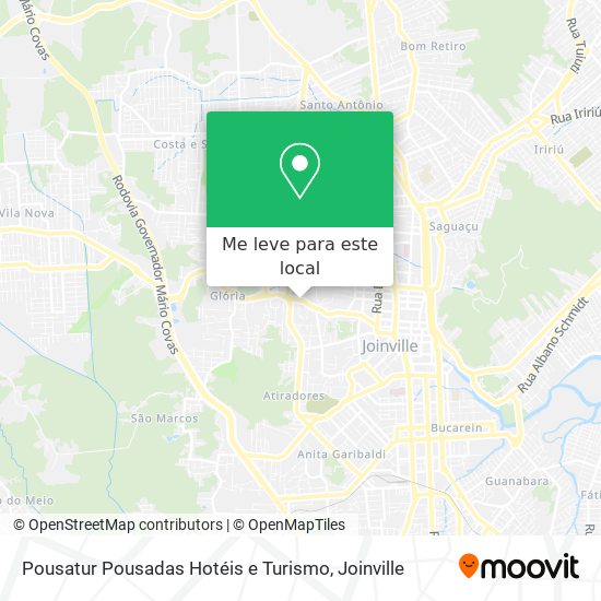 Pousatur Pousadas Hotéis e Turismo mapa