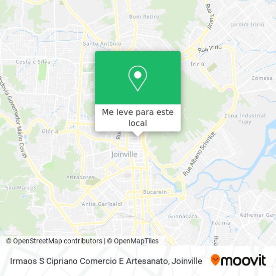 Irmaos S Cipriano Comercio E Artesanato mapa