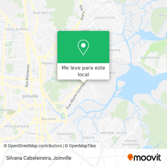Silvana Cabeleireira mapa