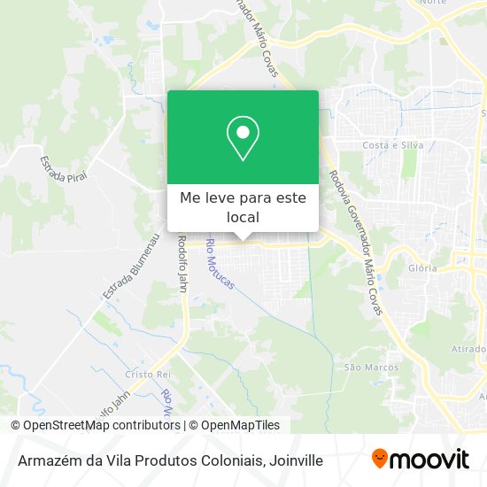 Armazém da Vila Produtos Coloniais mapa