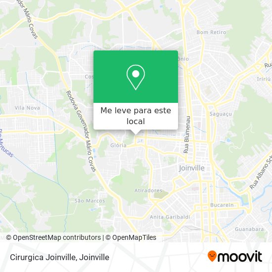 Cirurgica Joinville mapa