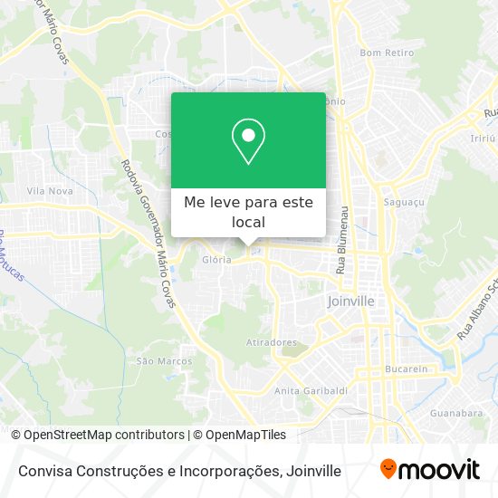 Convisa Construções e Incorporações mapa