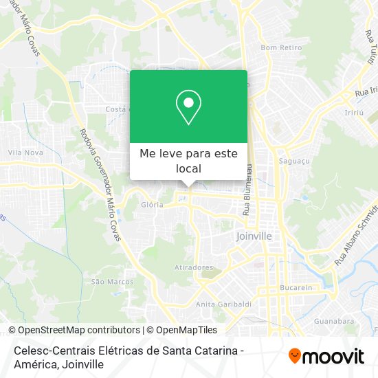 Celesc-Centrais Elétricas de Santa Catarina - América mapa
