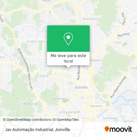 Jav Automação Industrial mapa