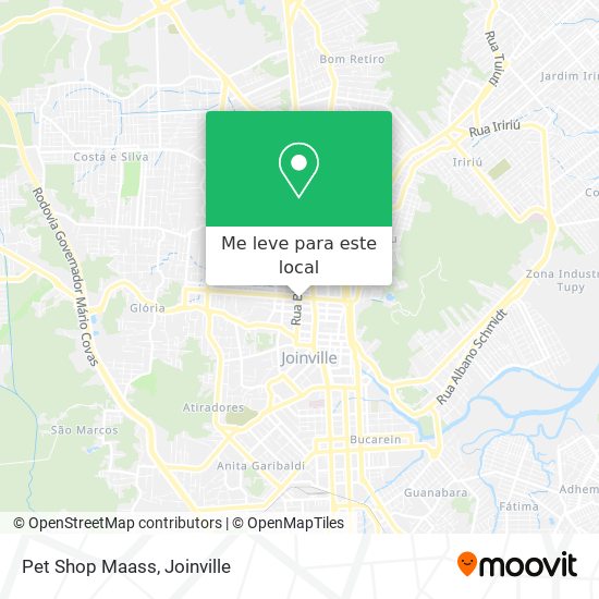 Pet Shop Maass mapa