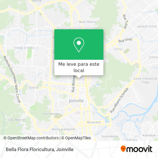 Bella Flora Floricultura mapa