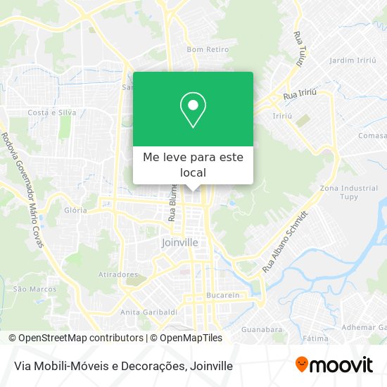 Via Mobili-Móveis e Decorações mapa