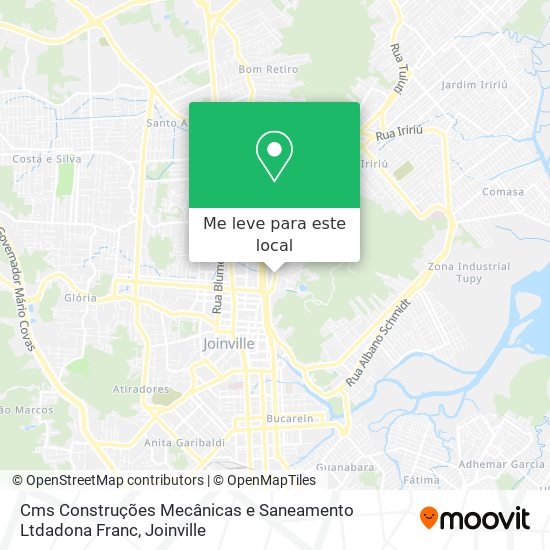 Cms Construções Mecânicas e Saneamento Ltdadona Franc mapa