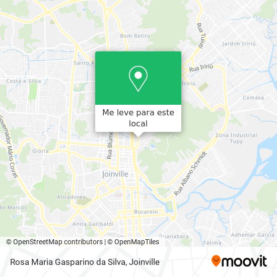 Rosa Maria Gasparino da Silva mapa