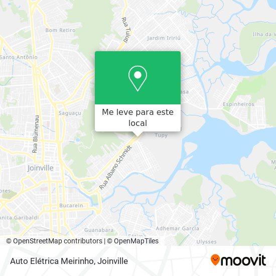Auto Elétrica Meirinho mapa