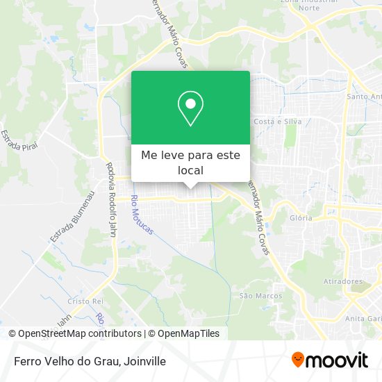 Ferro Velho do Grau mapa