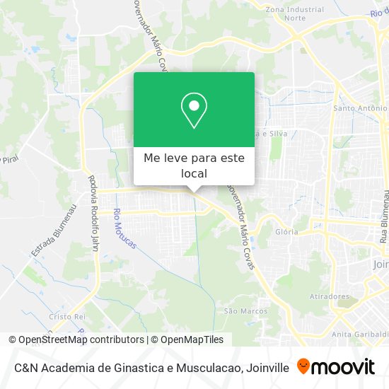 C&N Academia de Ginastica e Musculacao mapa