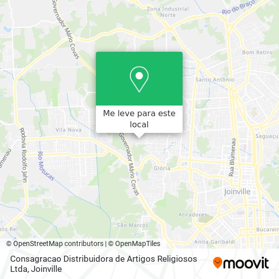 Consagracao Distribuidora de Artigos Religiosos Ltda mapa