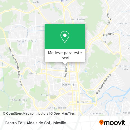 Centro Edu. Aldeia do Sol mapa