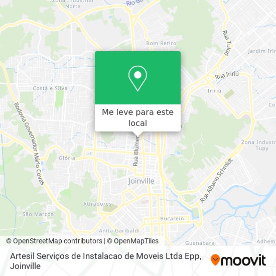 Artesil Serviços de Instalacao de Moveis Ltda Epp mapa