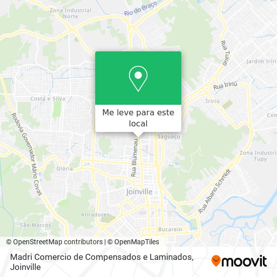 Madri Comercio de Compensados e Laminados mapa
