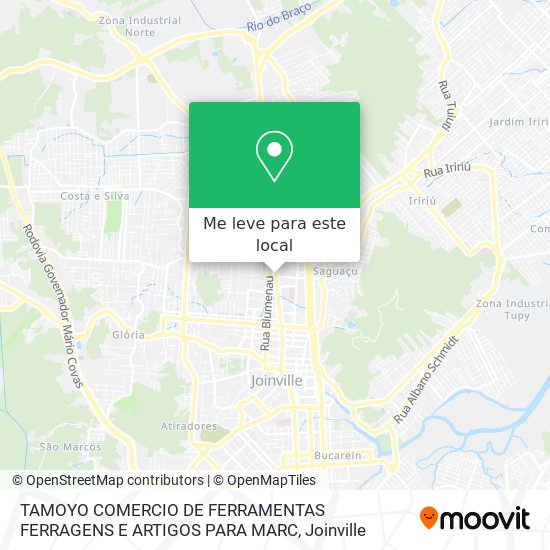 TAMOYO COMERCIO DE FERRAMENTAS FERRAGENS E ARTIGOS PARA MARC mapa