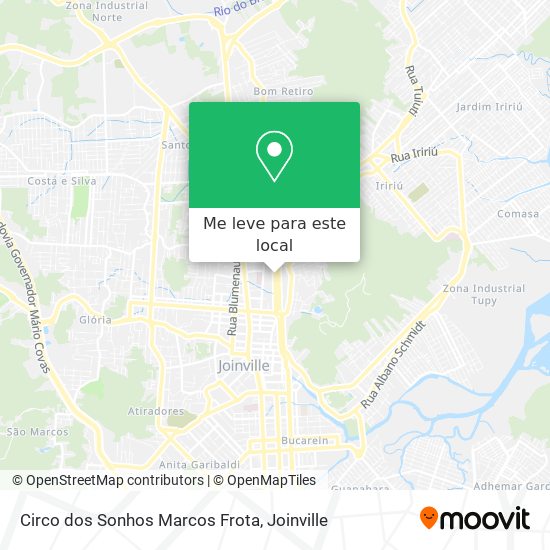 Circo dos Sonhos Marcos Frota mapa