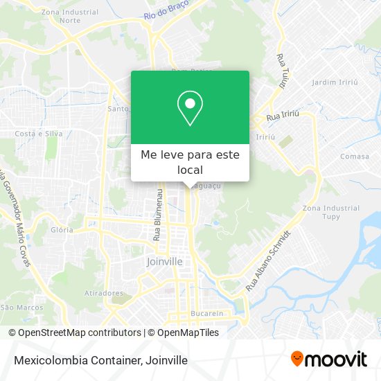 Mexicolombia Container mapa